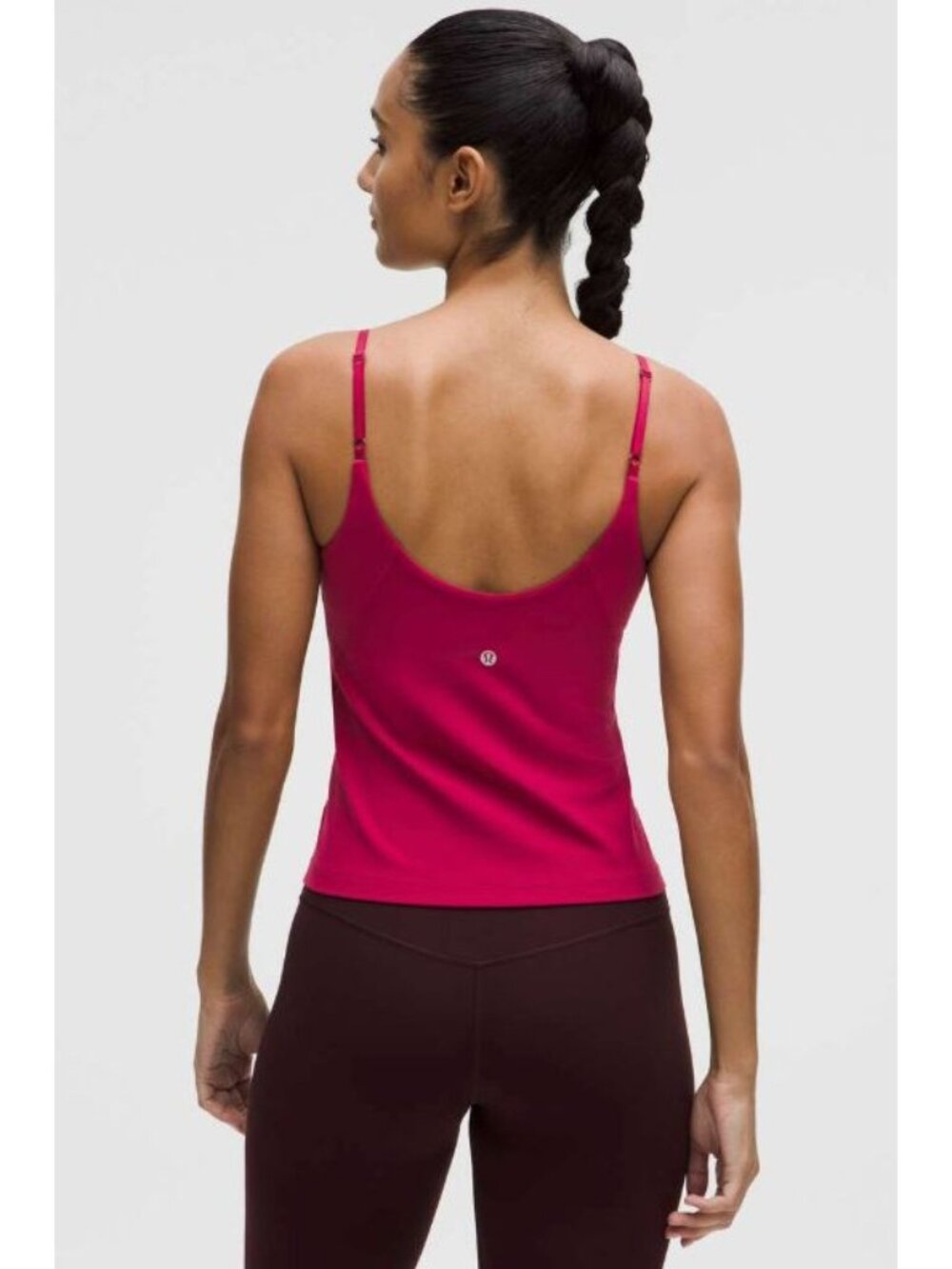 Lululemon Align Waist-Length Cami Tank Magenta Smoke Size 4 Nulu - Picture 2 of 12